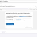 Ojo! Falso Mensaje de verificación de correo administrador en CMS WordPress